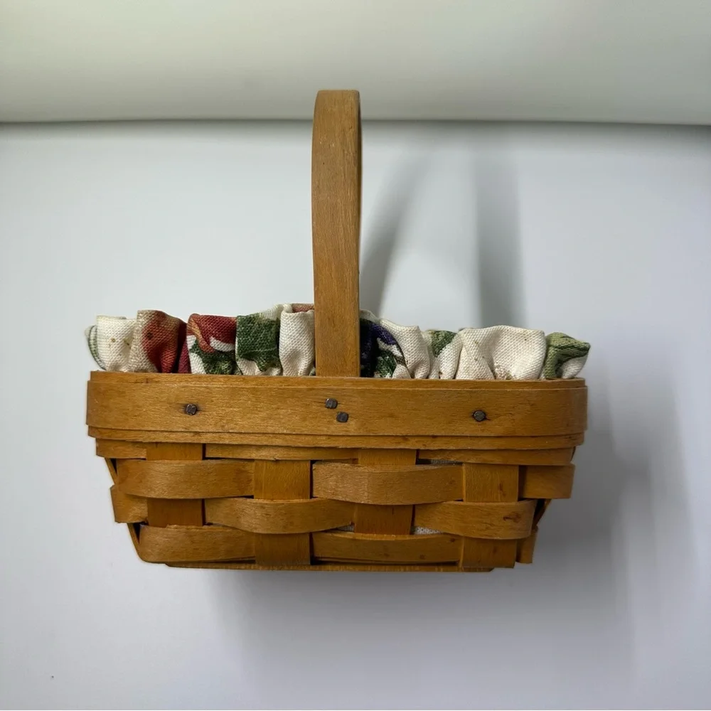 Longaberger Small‎ Rectangle Basket Handwoven